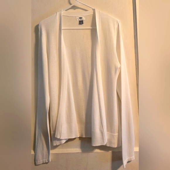 NWOT | Old Navy | Women's Lightweight Open Front Cardigan Sweater | Med | White - Picture 11 of 16